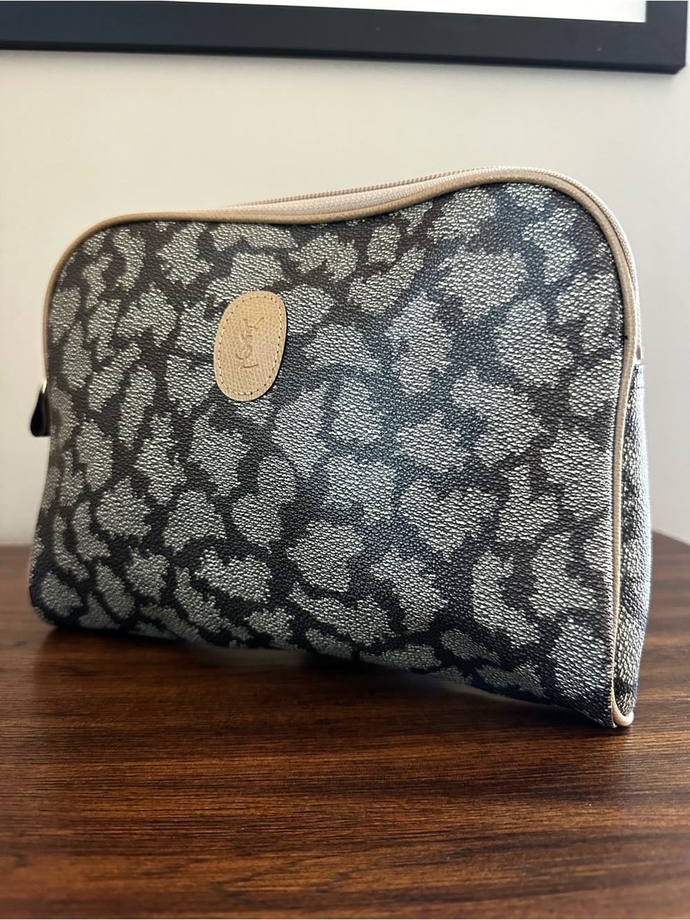 YSL Safari Collection Giraffe Print Clutch